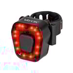 Uppladdningsbart rött cykelljus LED