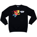 Cakeworthy x The Simpsons - Bart Simpson Devil Crewneck Sweatshirt - L