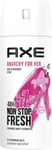 AXE Body Spray Anarchy for Her for Pure Femininity Deodorant without Aluminum 15