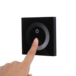 Single Color Touch Panel Dimmer Wall Switch Controller Led L Black