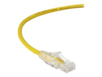 Black Box Slim-Net - Patch-Kabel - Rj-45 (Hane) Till Rj-45 (Hane) - 2.13 M - Utp - Cat 6A - Startad, Formpressad, Tvinnad - Gul