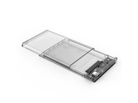 ORICO 2139C3-G2-CR-BP, HDD- / SSD kabinett, 2.5, SATA, USB-anslutning, Transparent