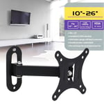 TV WALL BRACKET TILT SWIVEL FOR FOR 10 15 20 23 25 26" INCH TV LCD LED MONITORS