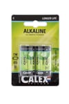 Calex alkaliska batterier LR14 / C 1,5V 2-pack