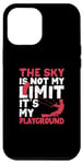 Coque pour iPhone 14 Pro Max The Sky Is Not My Limit Amusant Kitesurf Kiteboarding Lover