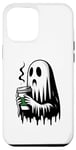 Coque pour iPhone 13 Pro Max Drôle de café fantôme, amateur de café fantôme, homme et femme