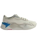 Puma RS-X3 Puzzle Mens Off White Running Trainers - Size UK 7.5