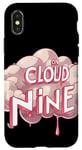 Coque pour iPhone X/XS Joli costume sur un nuage neuf pour les amateurs de déclaration