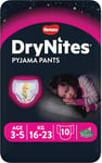 Huggies DryNites Pyjama Pants - Girls 3-5 Years - 16 - 23kg - 3 Packs of 10 