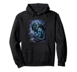 Mystery Dragon and Wolf Wild Creatures Pullover Hoodie