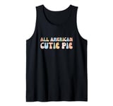 All American Cutie Pie - Patriotic Pastel for 4th of July Tank Top