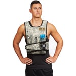 CROSS101 Gilet lesté réglable pour entraînement et Fitness, 9 kg.