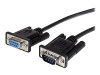 StarTech.com 0.5m Black Straight Through DB9 RS232 Serial Cable - DB9 RS232 Serial Extension Cable - Male to Female Cable - 50cm (MXT10050CMBK) - Seriell förlängningskabel - DB-9 (hane) till DB-9 (hona) - 50 cm - svart - för P/N: 1P3FPC-USB-SERIAL, IC232TTL, ICUSB2321F, ICUSB2324, ICUSB2324I, ICUSB232D, ICUSB232V2