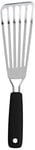 OXO Good Grips - Petite spatule à poisson - Spatule poissons et filets en inox pour la cuisine avec manche ergonomique et antidérapant - Inox, 30 cm avec manche confortable, noir