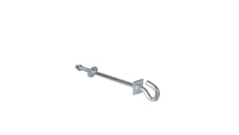 Extralink EX.6457 kabelsamlare Skrivbord/vägg Kabelkrok Silver 1 styck