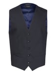 Technical Stretch Waistcoat Kostymväst Navy Lindbergh Black