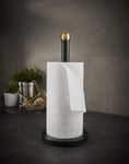 Swan Gatsby Kitchen Roll Towel Pole Holder Black Gold