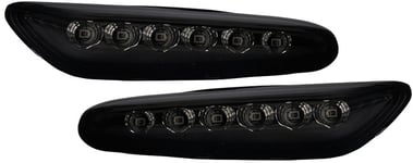 Sideblinklyssett LED (OE-kontakt) - BMW 1 E8x / 3 E9x / 5 E6x - rökgrå