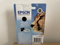Epson Black T0711 DURABrite Ultra Ink - Black (C13T07114012) Brand New Sealed