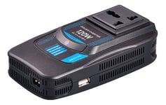 CAR120 Power Inverter, modifierad sinusvåg, 230V, 24V DC, USB 5V 2,1A,
