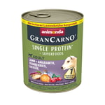 animonda GranCarno Adult Superfoods 6 x 800 g - Lamm & amarant, tranbär, laxolja