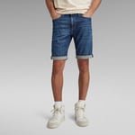 3301 Slim Denim Shorts - Medium blue - Men