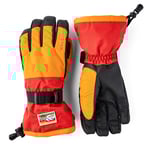 Hestra Handskar Gauntlet Sr. - 5 finger Orange &amp; Ljusröd 10