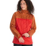 Marmot Women's Waterproof Jacket, Lightweight Hooded Rain Jacket, Windproof Raincoat, Breathable Windbreaker, Ideal for Running and Hiking, Cairo/Copper, XS