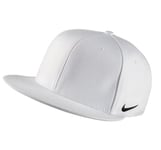 Nike True Swoosh Flex Cap – Visor Unisex multi-coloured Blanco / Negro (White/Black) Size:S/M