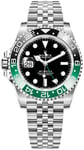 Rolex 126720VTNR-0002 Gmt-Master Ii Sprite Musta/Teräs Ø40 mm