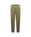 Fred Perry Mens T3506 B57 Tonal Tape Military Green Shell Sweat Pants Polyamide - Size 2XL