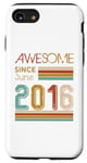 iPhone SE (2020) / 7 / 8 9 Years Old Awesome Since June 2016 9th Birthday Case