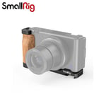 SmallRig L-Shape Wooden Grip with Cold Shoe 1/4" -20 for Sony ZV1 Camera 2936