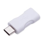 Dacota Platinum musB - USB-C Adapteri, valkoinen
