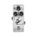 Moskyaudio Silver Horse Overdrive Boost Gitarr Effekt Pedal Full Metal Skal True Bypass (Färg: Vit) 120-YuJia