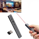 PR-20 Wireless Presenter PowerPoint PPT Clicker Présentation Stylo de contrôle à distance Pointeur laser Flip Pen avec fonction Air Mouse