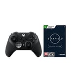 Xbox Manette Elite Series 2 Sans Fil - Noir + Starfield Premium Edition, Win 10/11 PC - Code jeu à télécharger
