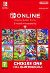 Multi-Software + Nintendo Switch Online Individual 90-day Membership