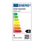 Star Trading LED Kronljus E14 Klar (B35)4,2W 350lm. 2100K DimbarStar