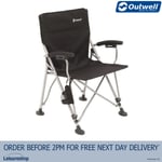 Outwell Campo Camping Folding Chair (black) - 2 CHAIRS PAIR