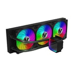 Aquilo 360 RGB CPU Water Cooler Liquid Cooling System Kit 360mm For Intel/AMD