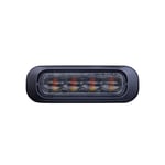 Varningsljus / Blixtljus Strands Dark Knight Strobe light 4LED - 12/24V / 10W / 95 mm, Mörk lins
