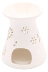 Candle-lite – Thé de Lumière Lampe à Parfum, Riet, Blanc, 10 x 10 x 10,5 cm