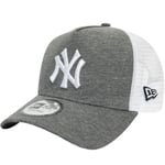 New Era New York Yankees 9FORTY Jersey MLB Baseball Trucker Cap - Grey
