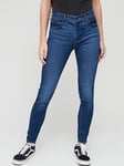 Levi's 720 Hirise Super Skinny Jean - Blue, Blue, Size 26, Inside Leg 32, Women