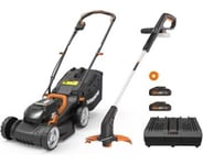 WORX 20V PowerShare Mower and trimmer combo (2x2.0Ah)