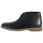 Clarks Atticus Limit Leather Boots in Black Standard Fit Size 6