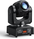 UKing Lyre Led 50W Tête Mobile DMX 512 Éclairage à Disco 8 Gobo 8 Couleurs Sono DJ Lumière 9/11 Canaux pour Fête Bar Noël Théâtre Mariage
