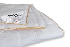 Sommartäcke - 200x200 cm - Dubbeltäcke med 100% gåsdun - Borg Living lätt sommartäcke