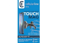 Cellularline Touch Mag, Mobiltelefon / smartphone, Passiv hållare, Bil, Svart
